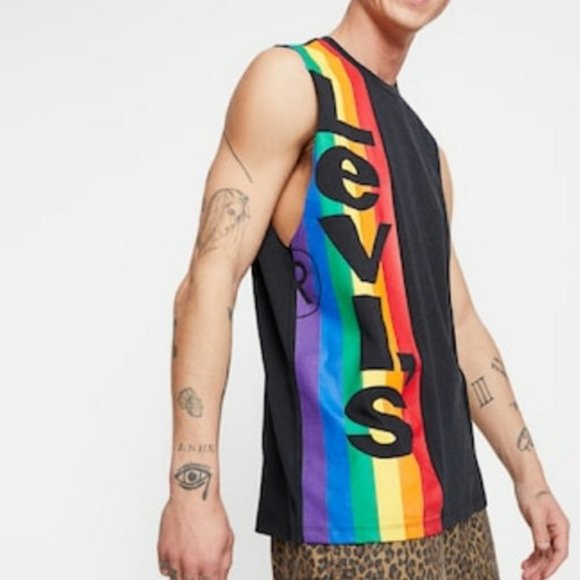 levi's tank top mens